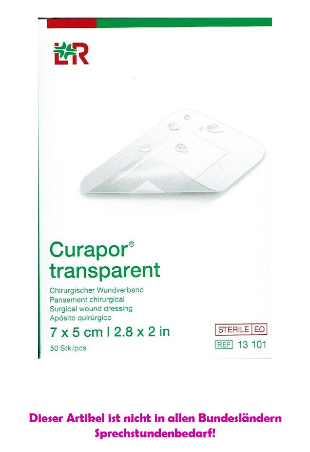 Curapor® steril transparent-wasserdichter Wundverband