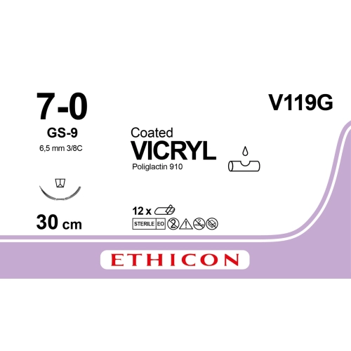 Ethicon Vicryl violett geflochten