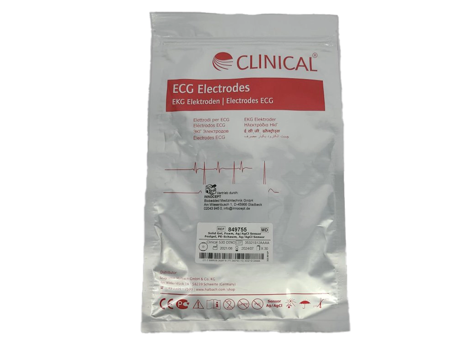 EKG Elektroden Clinical L50SO