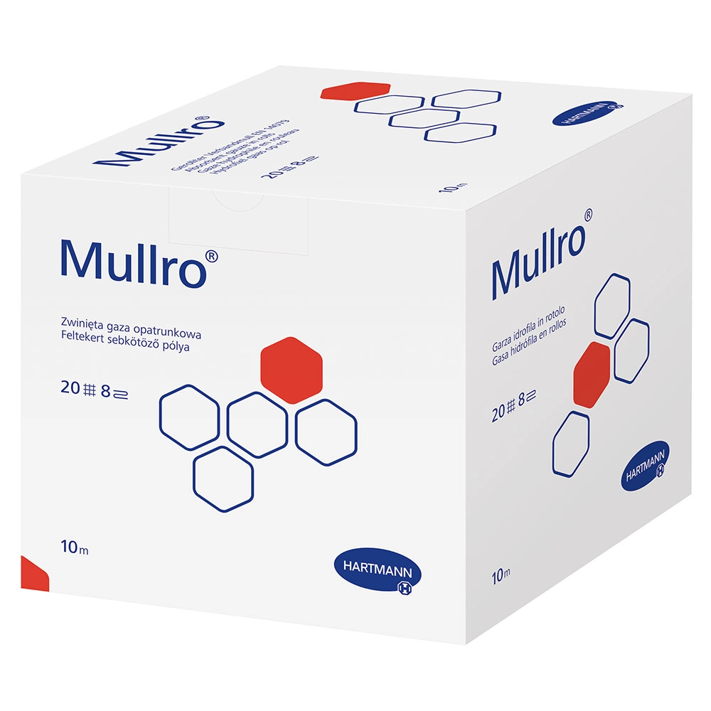 Mullro® Verbandmull gerollt, 8-fach